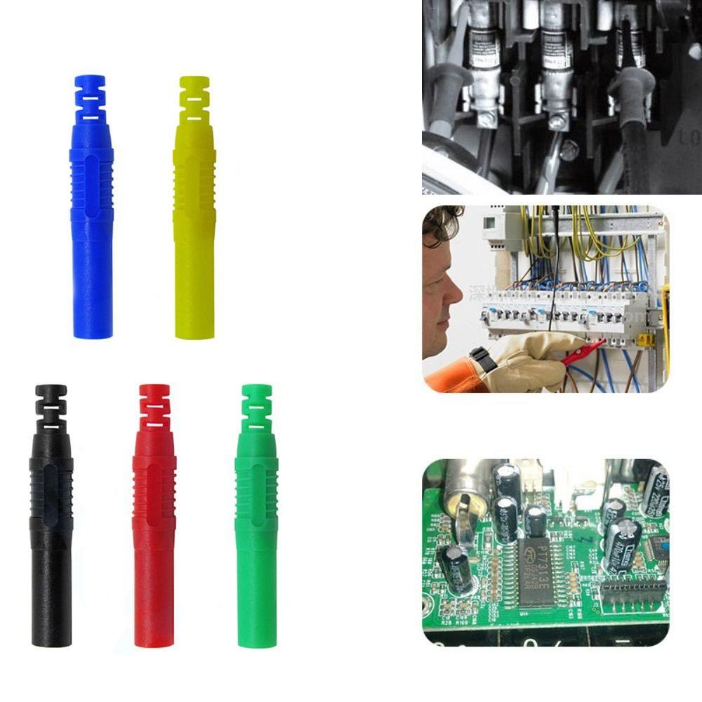 Безопасный соединитель шнура DIY 4 мм банановый штекер медный удлинитель банановый штекер гнездо